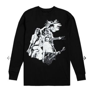 Taylor Black Long Sleeve Graphic Tee tge eras tour sz small
